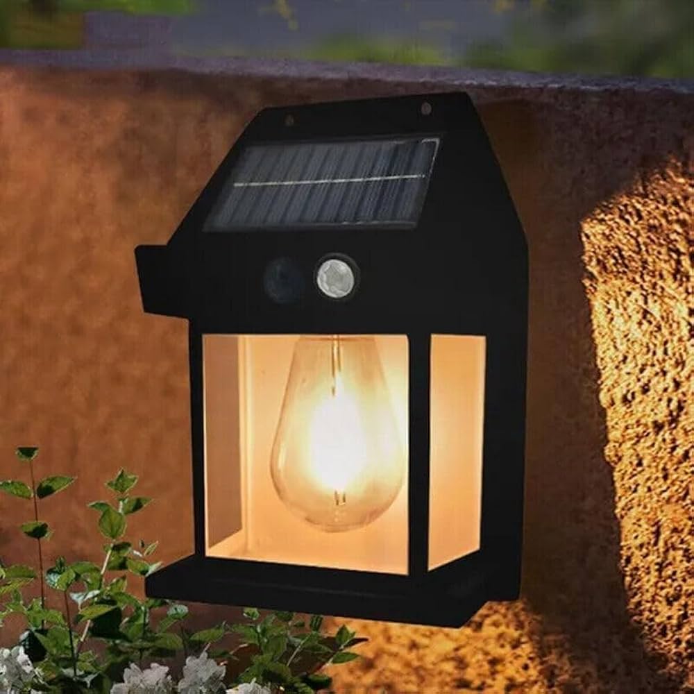 Solar Outdoor Wall Lantern