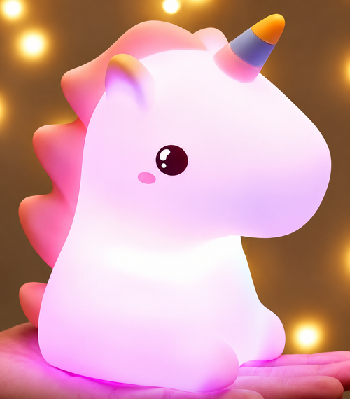 Silicone Unicorn LED Night Light